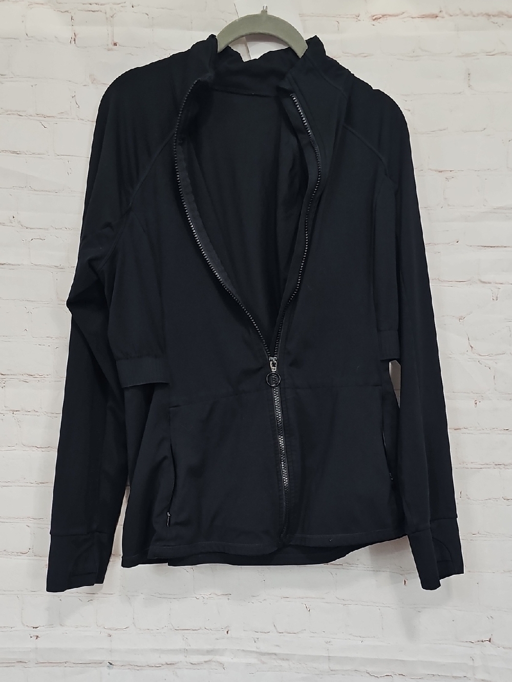 Black Lightweight Zip-Up Women's Jacket
